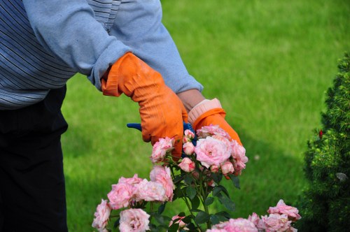 Trusted online landscaping payment methods with security safeguards